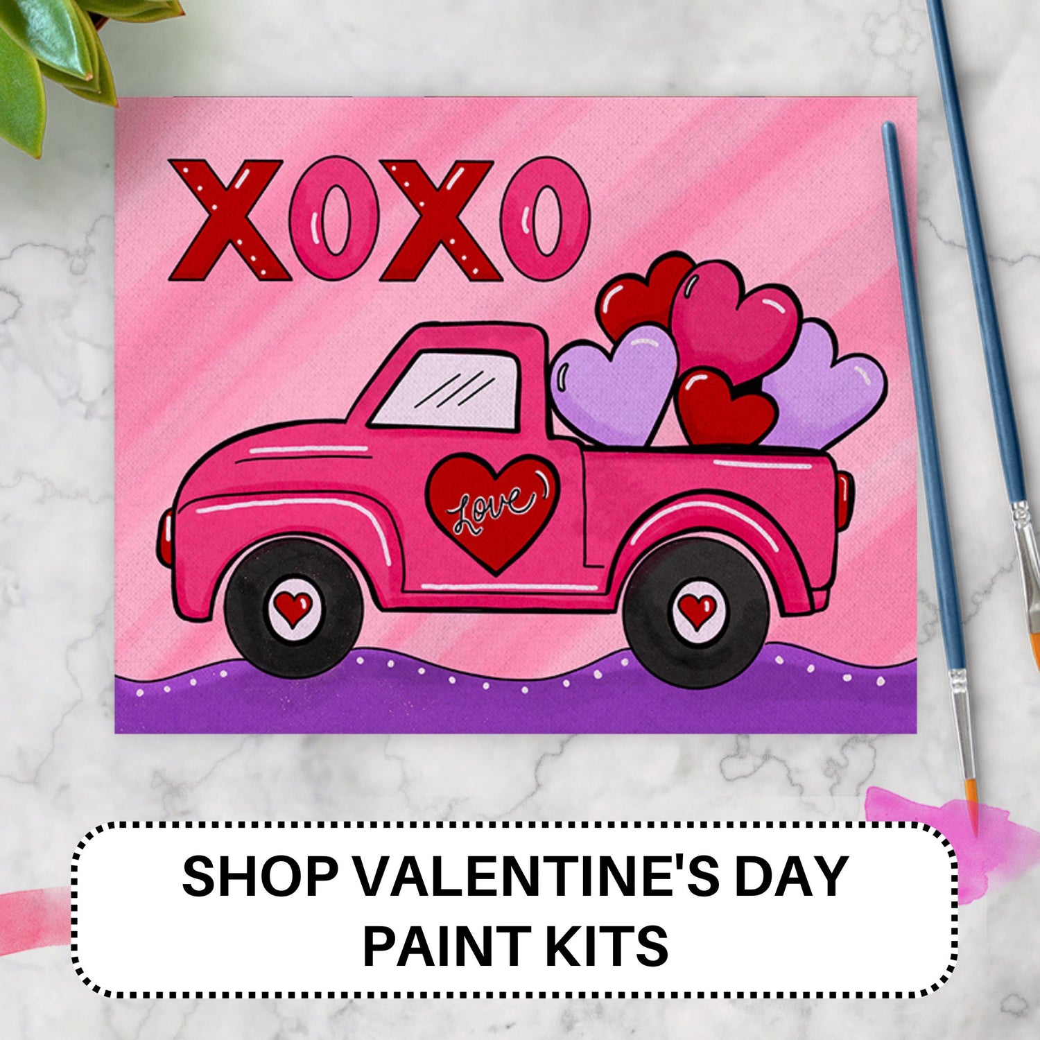 Valentine's Day Paint Kits