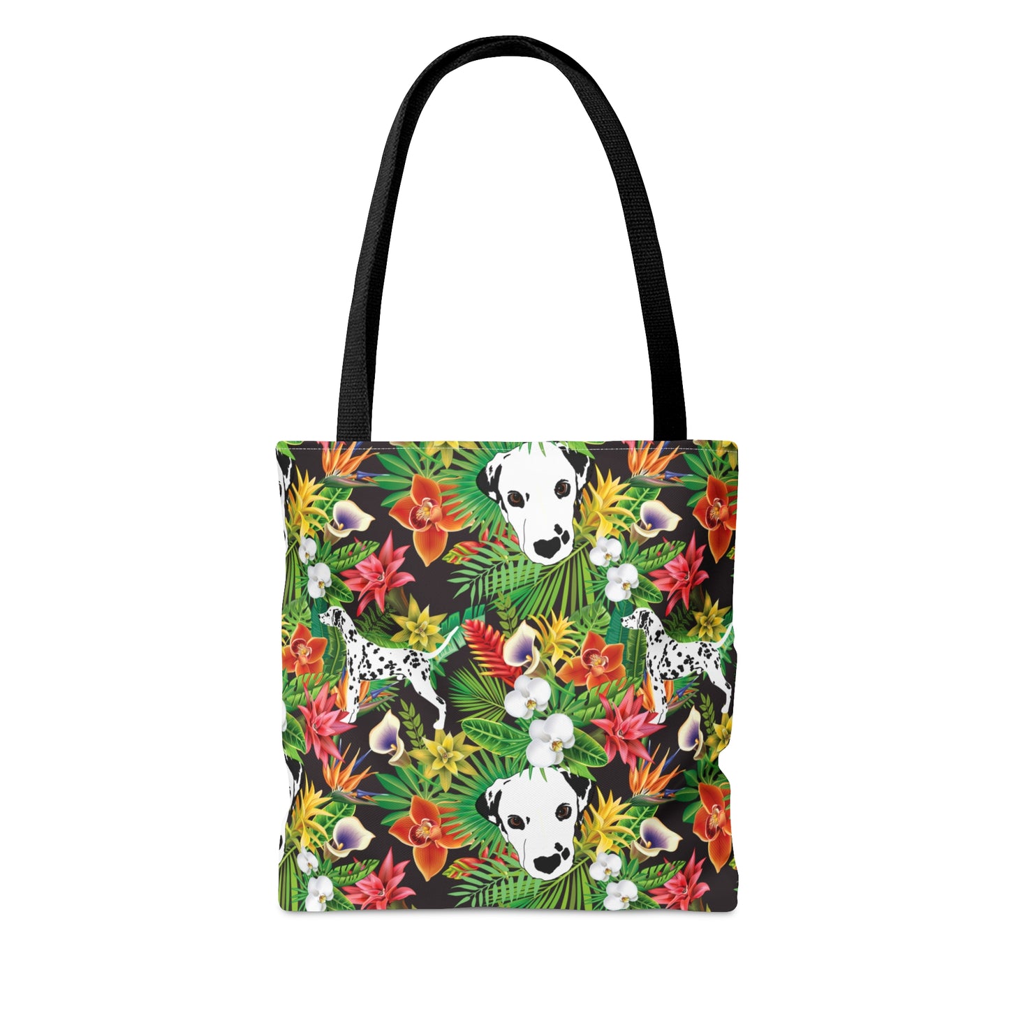 Dalmatian Tropical Floral Tote Bag