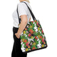 Dalmatian Tropical Floral Tote Bag
