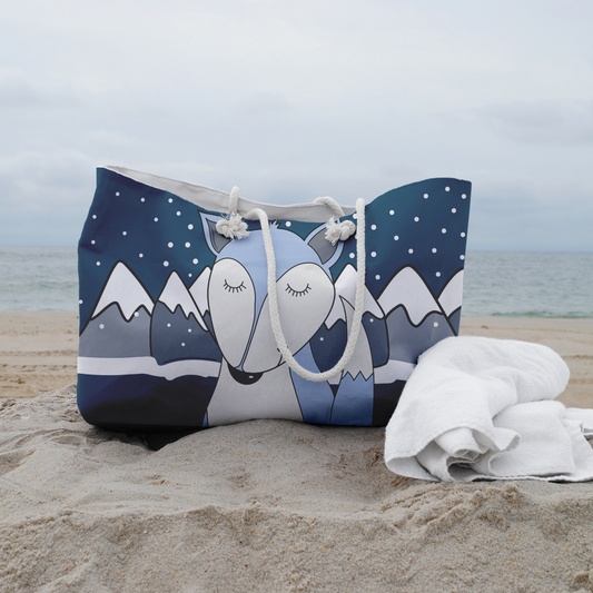 Gray Fox Weekender Beach Style Bag