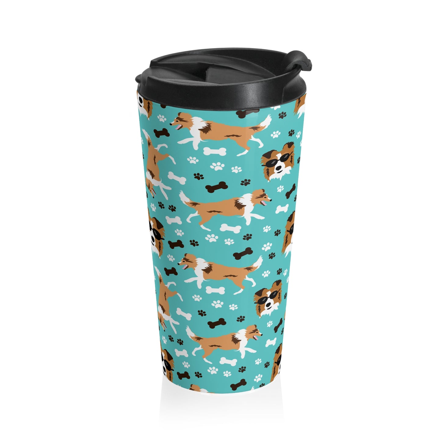 Sheltie Shetland Sheepdog Coffee Mug Tumbler