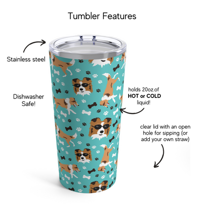 Sheltie Tumbler Features