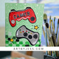 Video Gamer Canvas Paint Art Kit