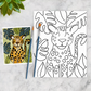 Spotted Leopard Kids Art Canvas Paint Kit