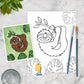 Sloth in the Rainforest Canvas Paint Art Kit