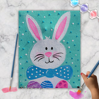 Easter Bunny Paint Template - Paint a cute Bunny