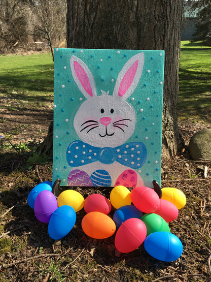 Easter Bunny Paint Template - Paint a cute Bunny