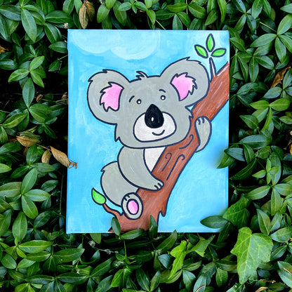 Koala Bear Canvas Template - Paint a Koala Bear